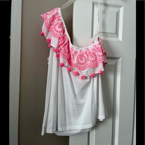 NWT Lilly Pulitzer One Shoulder Idara Top